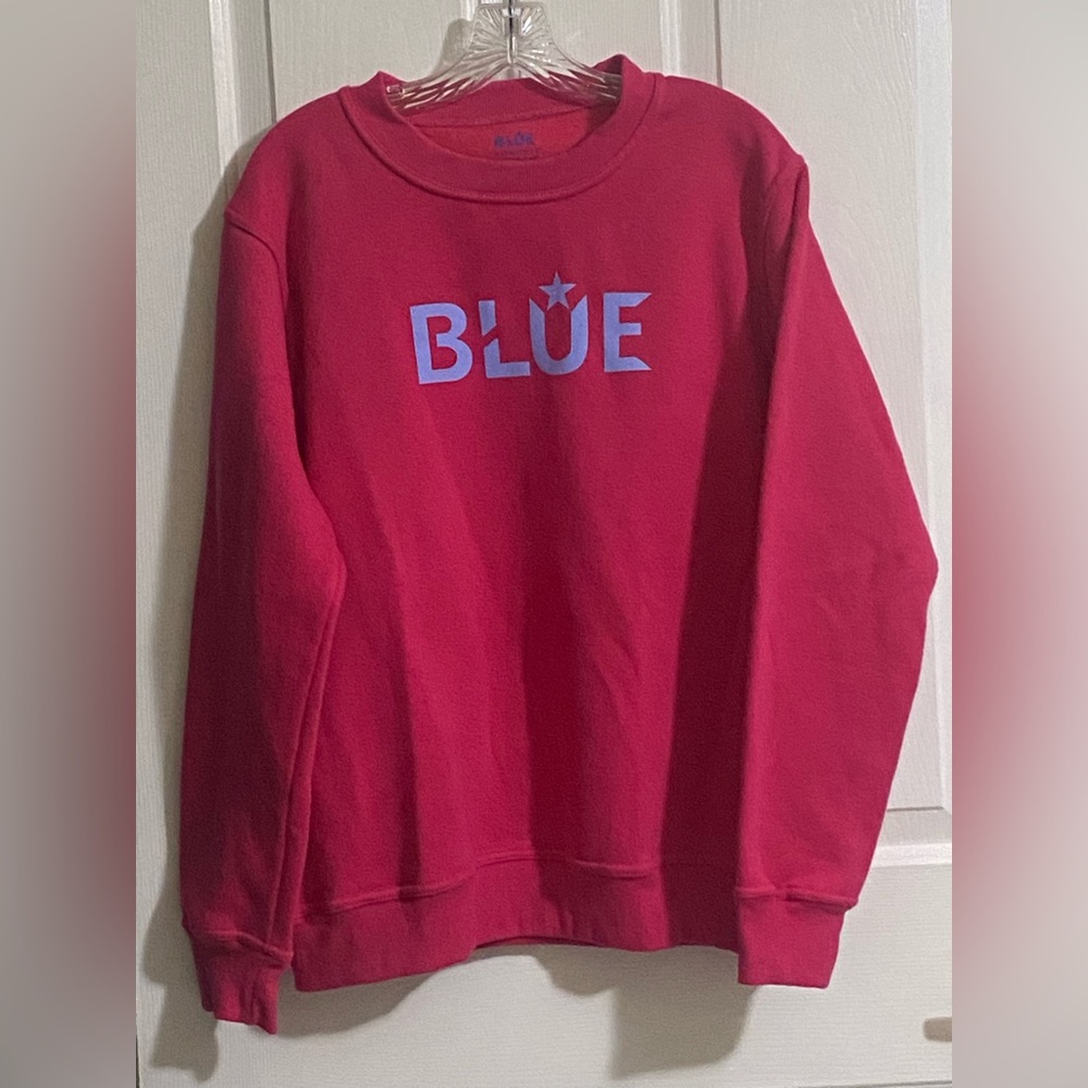 BLUE.. WOMENS CREWNECK TOP
